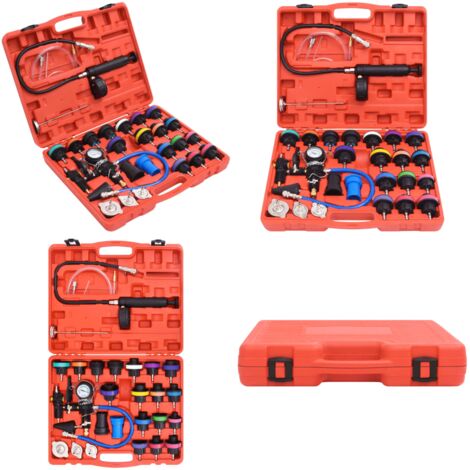 Kit Testeur De Pression Radiateur Universel - 28 Pièces, Pour Voiture, Dépannage