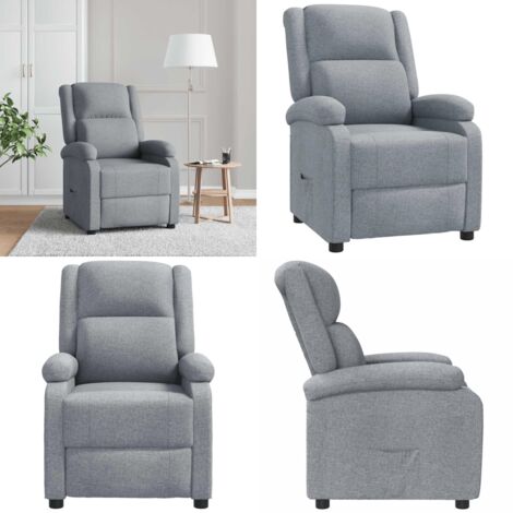VidaXL Fauteuil Inclinable Électrique, Chaise De Relaxation Avec Dossier Et Repose-pied Réglables, Siège De Salon, Moderne, 3205170 - Fauteuil De Salon - Achat & Prix