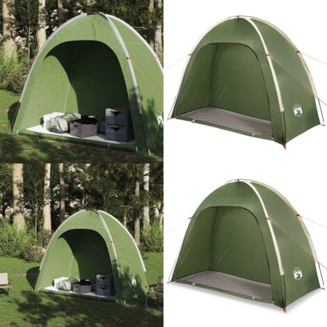 Tente vidaXL Tente de rangement vert 204x183x178 cm 185T taffetas