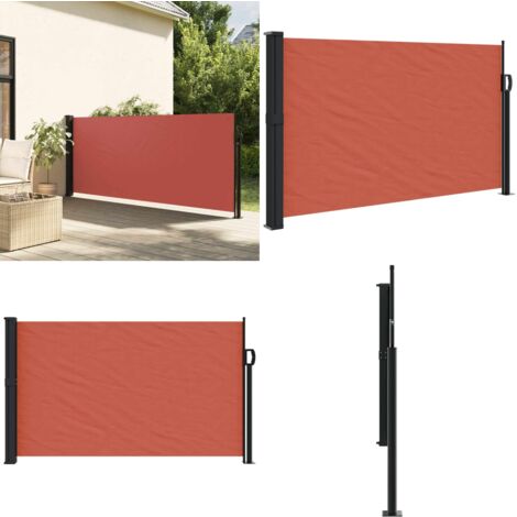 Auvent Latéral Rétractable Anthracite – 117x300 Cm, Polyester Enduit PU – Pour Terrasse, Balcon, Brise-vue - 8