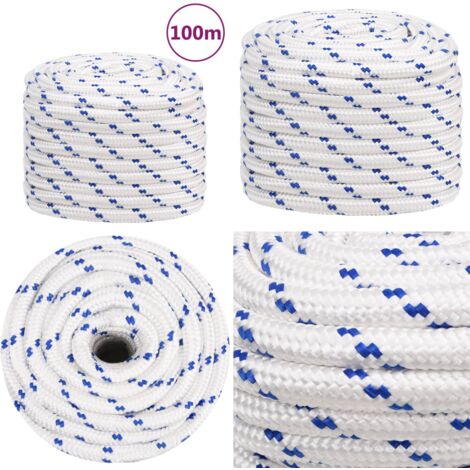 Corde Bateau Polypropylène 18mm X 100m - Amarrage, Gréement, Linge, Marine, Camping