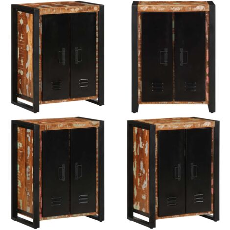 Buffet En Bois De Récupération Massif VidaXL - Table Console Ou Armoire Rangement