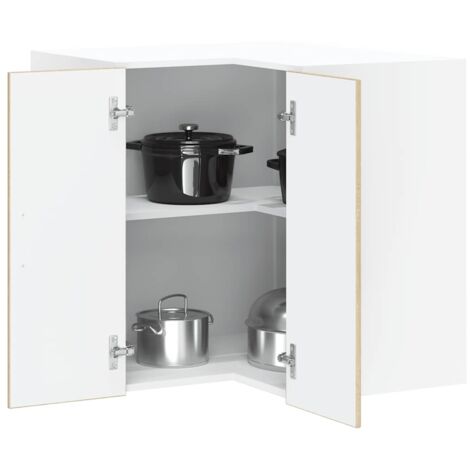 Armoire D'Angle Cuisine Kalmar Chêne Artisanal VidaXL : Rangement Optimisé Et Design Élégant