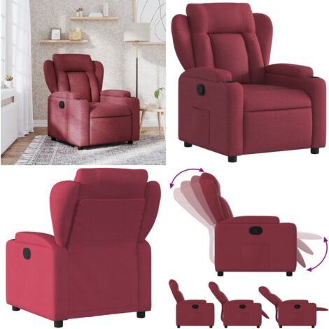 fauteuil rouge dans une salle à manger traditionnelle ~ fauteuil main
