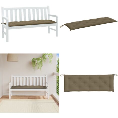 Coussin De Banc Extérieur - Taille Personnalisable (30x100cm, 40x120cm...) - Cuir, Antidérapant - Pour Fenêtre, Patio, Transat...