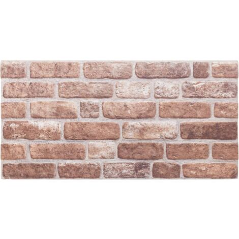 Papier Peint Mural 3D – Effet Pierre Marron (10459NA, Impression 5D)
