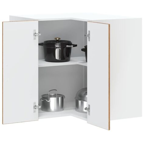 VidaXL Armoire murale d'angle de cuisine Kalmar sonoma gris 853623 - Maison VidaXL Armoire murale d'angle de cuisine Kalmar sonoma gris 853623 - Maison