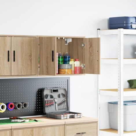 The Living Store Armoire Murale Sonoma Gris 80x42,5x64 Cm Bois D Armoire Murale Meuble De Rangement Etagere Murale Stockage Mural Bibliotheque Murale 86157794 The Living Store Armoire Murale Sonoma Gris 80x42,5x64 Cm Bois D Armoire Murale Meuble De Rangement Etagere Murale Stockage Mural Bibliotheque Murale 86157794