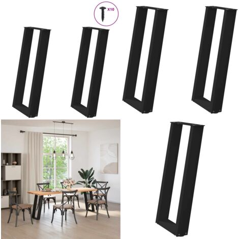 En.casa] Lot De 2 Pieds De Table Console Ensemble De 2 Pieds De