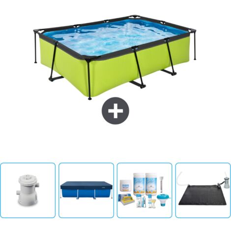 Exit-toys Piscine Exit Rectangulaire - 220x150x65 cm - 5-pièces SCB4 (1/4)