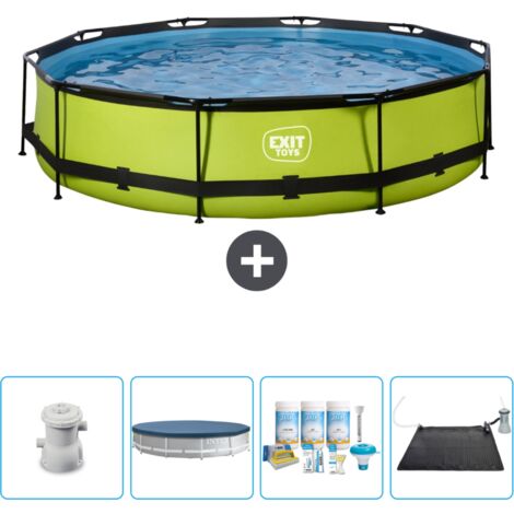 Exit-toys Piscine Exit Ronde - 360x76 cm - 5-pièces SCB18 (1/4)