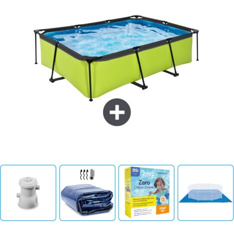 Exit-toys Piscine Exit Rectangulaire - 220x150x65 cm - 5-pièces  SCB8 (1/4)
