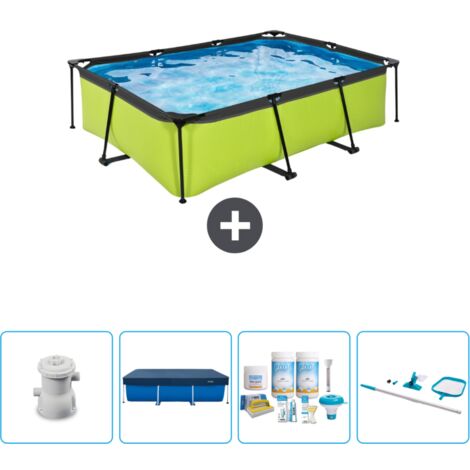 Exit-toys Piscine Exit Rectangulaire - 220x150x65 cm - 5-pièces SCB7 (1/4)