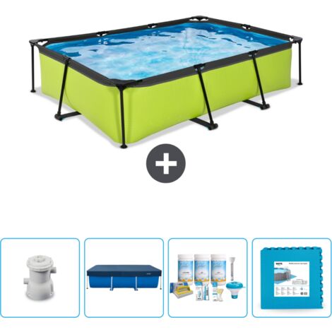 Exit-toys Piscine Exit Rectangulaire - 300x200x65 cm - 5-pièces SCB60 (1/4)