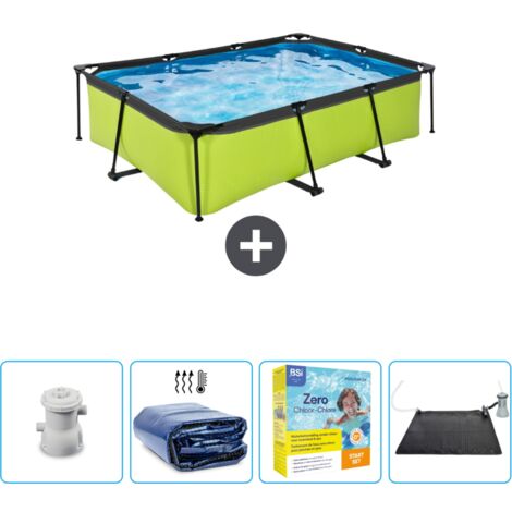 Exit-toys Piscine Exit Rectangulaire - 220x150x65 cm - 5-pièces  SCB11 (1/4)