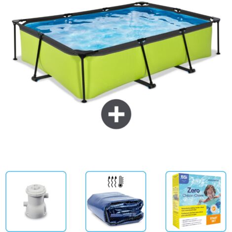 Exit-toys Piscine Exit Rectangulaire - 300x200x65 cm - 4-pièces SCB70 (1/3)