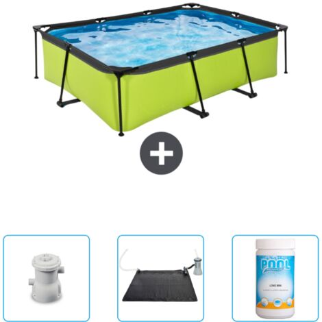 Exit-toys Piscine Exit Rectangulaire - 220x150x65 cm - 4-pièces SCB80 (1/3)