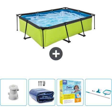Exit-toys Piscine Exit Rectangulaire - 220x150x65 cm - 5-pièces SCB14 (1/4)