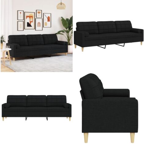 Canapé 3 places convertible avec coffre en tissu Regala beige