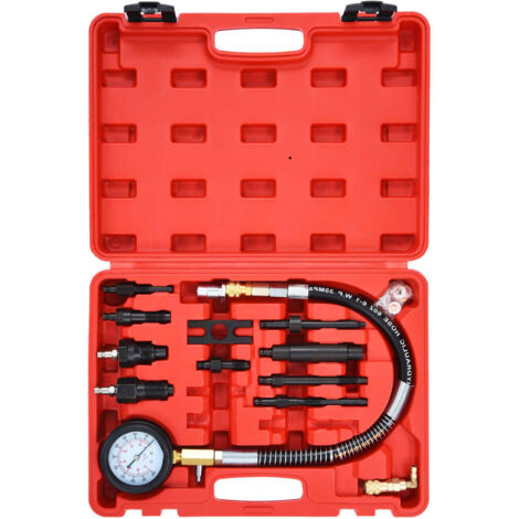 Testeur Compression Moteur Diesel DAYUAN - Kit 20 Pièces - Jauge 0-70 Bar - Adaptateurs Bougies & Injecteurs