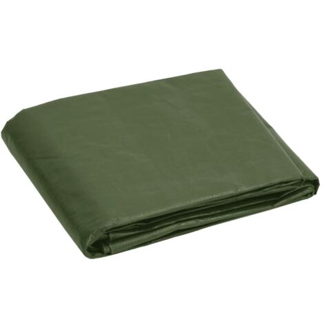 Bâche De Protection Toile Verte 14x16 Pieds - 10 Oz - Xpose Safety - Neuf