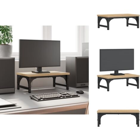 Meuble Informatique Vicco Odin Sonoma - Avec Tiroir, Neuf En Colis, 77x45x35 Cm