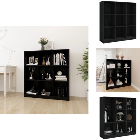 Étagère de Rangement à 6 Compartiments, Bibliothèque, pour bureau