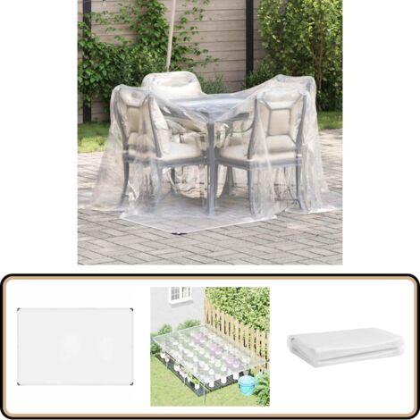 Bradas bâche de protection renforcée 100 2x3m, Transparent