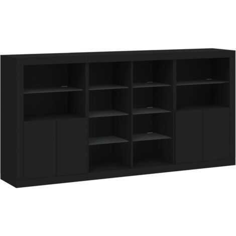 Buffet Avec éclairage LED VidaXL - Armoire De Rangement Pour Salon/couloir/cuisine