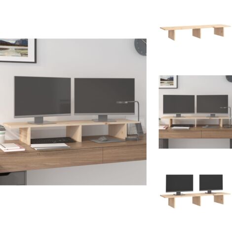 Meuble Informatique Odin Blanc Vicco - Avec Tiroir, Moderne Et Compact
