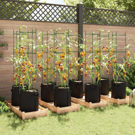 Lot de 3 cages à tomates PE Outsunny | Leroy Merlin