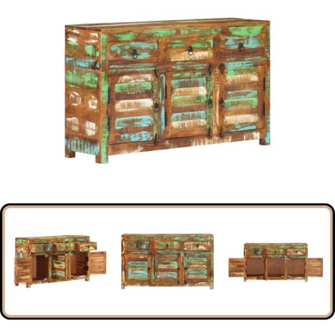 Buffet En Bois De Récupération Massif VidaXL - Neuf (meuble Rangement)