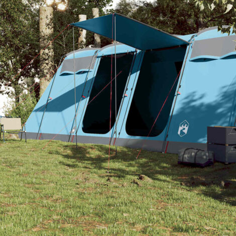 VidaXL Tente de camping tunnel 8 personnes gris imperméable, tente VidaXL Tente de camping tunnel 8 personnes gris imperméable, tente