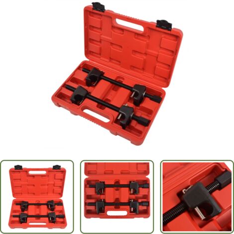 Lot De 2 Compresseurs De Ressorts Hélicoïdaux Pour Amortisseurs MacPherson – Outil Robuste Pour Changement De Suspension