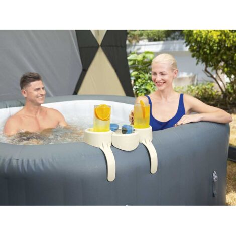 BESTWAY Porte-gobelets compatible tous Lay-Z-Spa sauf Fortifiber et Thermacore
