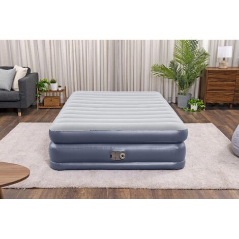 BESTWAY Lit gonflable 2 places QuadComfort pompe électrique intégrée 203x152x51cm (1/5)
