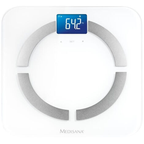 Balance d'analyse corporelle Medisana BS430 connect 40422 Plage de pesée (max.): 180 kg blanc 1 pc(s) Q863421 (1/4)