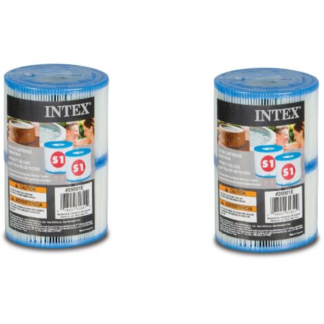 2 Lots de 2 cartouches de filtration soit 4 cartouches - Cartouches pour SPA - Intex - Livraison gratuite (1/2)