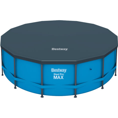 Bestway – Serviette de piscine ronde 457 cm – Bâche PE imperméable haute résistance – Protection contre moisissures et agents extérieurs - BW58038 (1/10)
