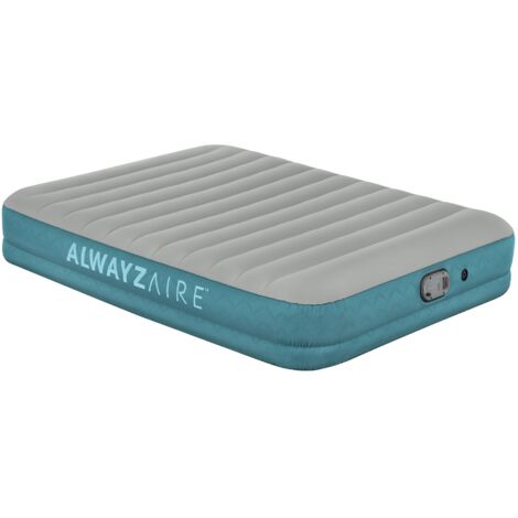 BESTWAY Matelas gonflable 2 places 203x152x36 cm pompe électrique AlwayzAire (1/7)