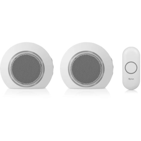 Set complet pour Sonnette sans fil Byron DBY-23524 175 m blanc (1/5)