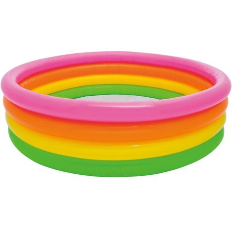 Piscine gonflable Sunset 4 anneaux 168x46 cm INTEX (1/3)