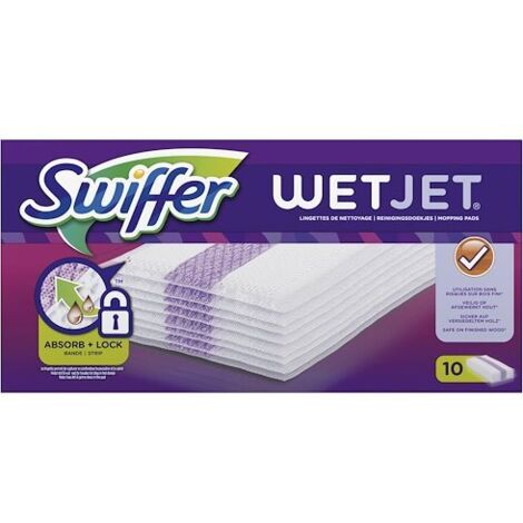 Lingettes sèches Swiffer Wetjet - Boite de 12 (1/5)