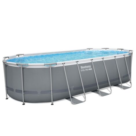 Piscine hors-sol BESTWAY Power Steel - Ovale - 549x274x122cm (1/10)