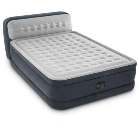 Matelas gonflable Intex Ultra Plush Headboard électrique - 2 places