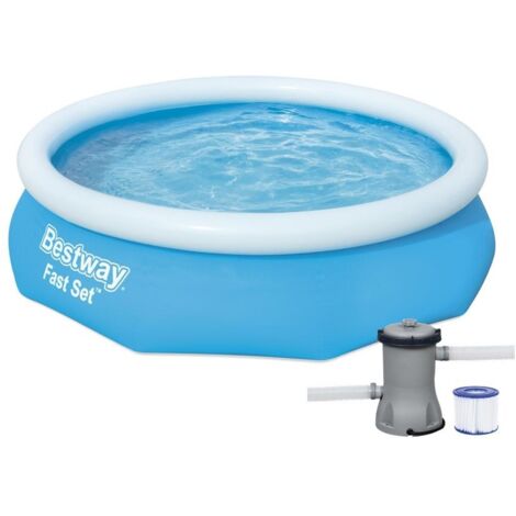 Piscine ronde à réglage rapide avec purificateur 305x76 3638 L 57270 (1/5)