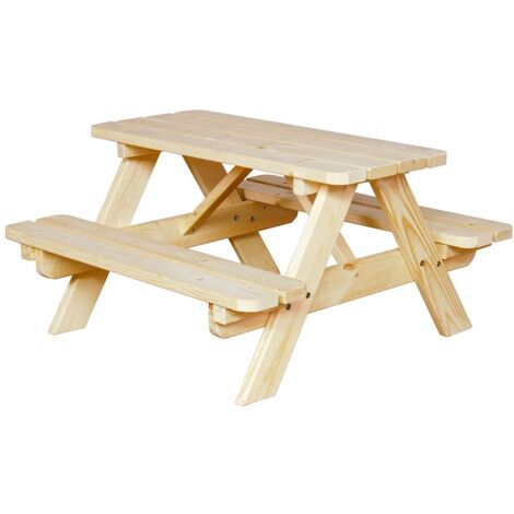 SenS-Line Jimmy table / banc de pique-nique pour enfants - Non traité (1/3)