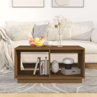 Table Basse En Pin Massif Couleur Miel - 118x63x45 Cm - Neuve
