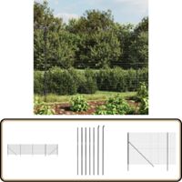 Clôture en treillis métallique anthracite 1,8x10 m - Clôture Métal - Clôture Jardin - Clôture Rigide - Clôture Anthracite - Clôture Sécurité