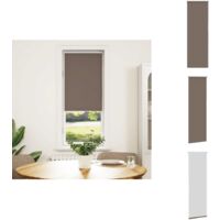 Store enrouleur occultant café 50x175cm largeur du tissu 45,7cm - Store Enrouleur - Stores Enrouleurs - Store De Jour Et De Nuit - Store Occultant